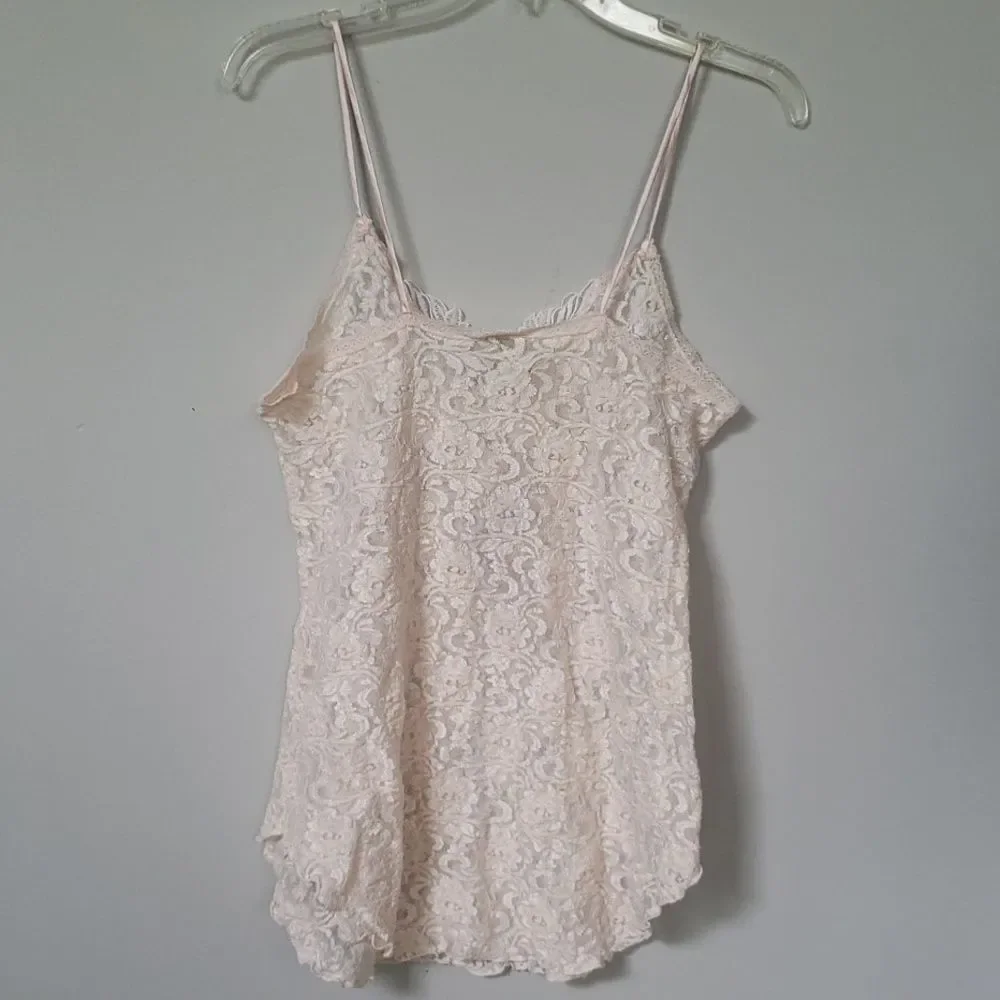 Y2K Secret Treasures Teddy Womens M Stretch Lace Intimates Nighty Satin Straps